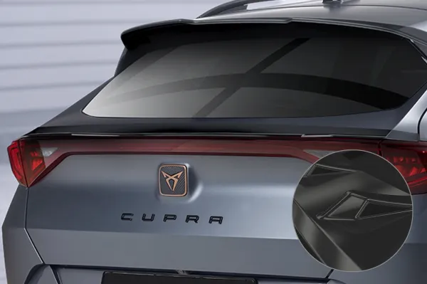 CSR Heckspoiler | Heckflügel mit ABE für Cupra Formentor HF866-G Glossy schwarz Hochglanz (keine Lackierung erforderlich)
