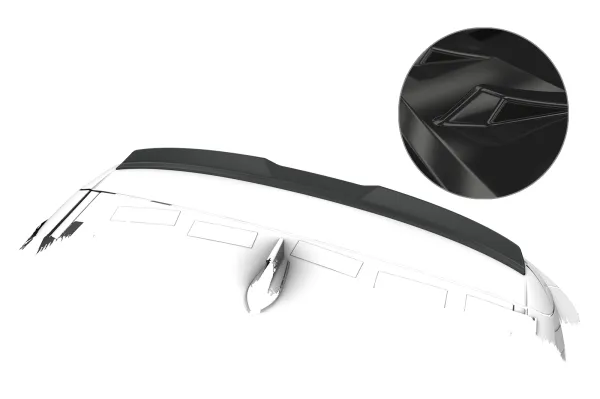 CSR Heckspoiler | Heckflügel mit ABE für Dacia Sandero Stepway / Sandero 3 (DJF) HF291-G Glossy schwarz Hochglanz (keine Lackierung erforderlich)