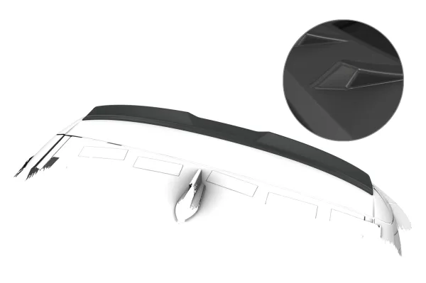 CSR Heckspoiler | Heckflügel mit ABE für Dacia Sandero Stepway / Sandero 3 (DJF) HF291-L Lackierung erforderlich (unlackiert roh)