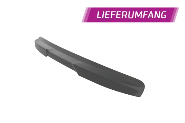 CSR Heckspoiler | Heckflügel mit ABE für Fiat 500 Cabrio HF990-G Glossy schwarz Hochglanz (keine Lackierung erforderlich)