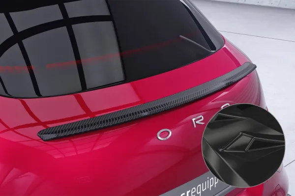 CSR Heckspoiler | Heckflügel mit ABE für GWM Ora Funky Cat / Haomao HF136-G Glossy schwarz Hochglanz (keine Lackierung erforderlich)