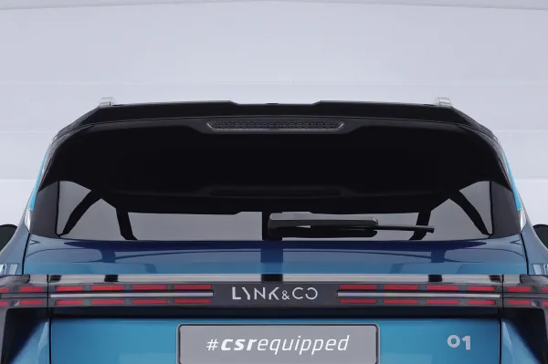 CSR Heckspoiler | Heckflügel mit ABE für Lynk & Co 01 HF065-G Glossy schwarz Hochglanz (keine Lackierung erforderlich)