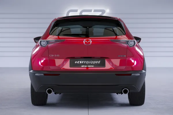 CSR Heckspoiler | Heckflügel mit ABE für Mazda CX-30 HF021-S strukturiert schwarz matt (keine Lackierung erforderlich)