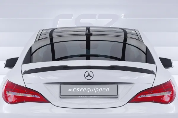 CSR Heckspoiler | Heckflügel mit ABE für Mercedes-Benz CLA (C117) Limousine HF267-L Lackierung erforderlich (unlackiert roh)