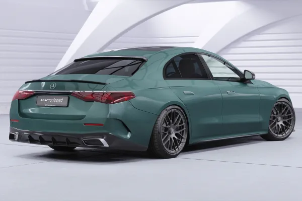 CSR Heckspoiler | Heckflügel mit ABE für Mercedes Benz E-Klasse W214 Limousine HF173-S strukturiert schwarz matt (keine Lackierung erforderlich)