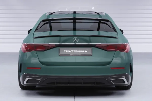 CSR Heckspoiler | Heckflügel mit ABE für Mercedes Benz E-Klasse W214 Limousine HF173-S strukturiert schwarz matt (keine Lackierung erforderlich)