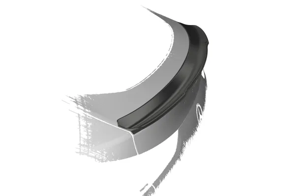 CSR Heckspoiler | Heckflügel mit ABE für Mercedes-Benz GLE (C167) Coupe HF008-G Glossy schwarz Hochglanz (keine Lackierung erforderlich)