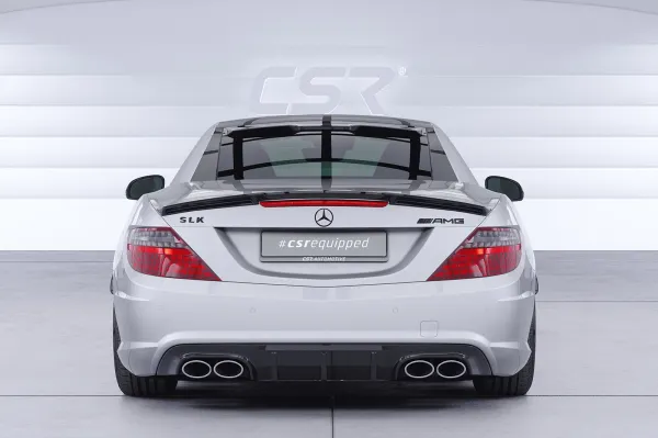 CSR Heckspoiler | Heckflügel mit ABE für Mercedes-Benz SLC (R172) 43 AMG HF120-S strukturiert schwarz matt (keine Lackierung erforderlich)