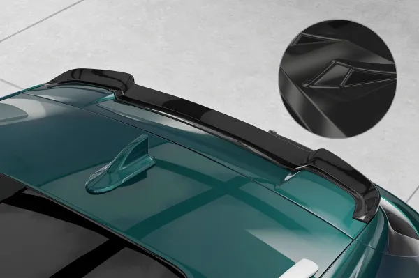 CSR Heckspoiler | Heckflügel mit ABE für MG Marvel R HF254-G Glossy schwarz Hochglanz (keine Lackierung erforderlich)