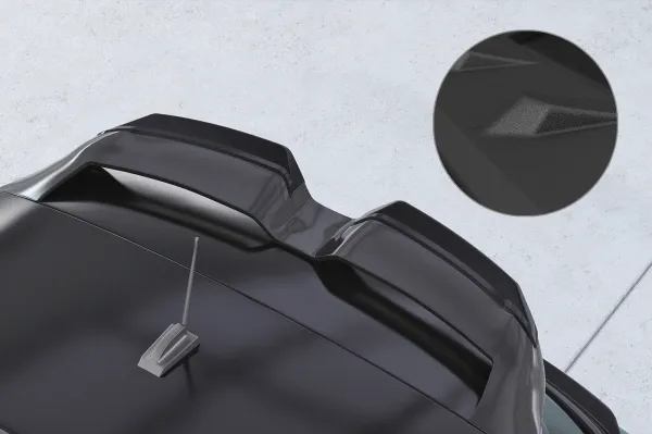 CSR Heckspoiler | Heckflügel mit ABE für Mini F65 / F66 JCW / JCW Trim HF228-S strukturiert schwarz matt (keine Lackierung erforderlich)