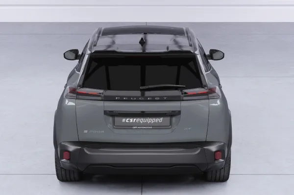 CSR Heckspoiler | Heckflügel mit ABE für Peugeot 2008 II / e-2008 HF186-S strukturiert schwarz matt (keine Lackierung erforderlich)