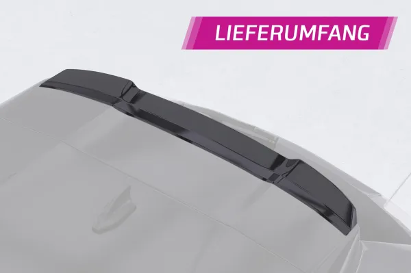 CSR Heckspoiler | Heckflügel mit ABE für Peugeot 2008 II / e-2008 HF186-G Glossy schwarz Hochglanz (keine Lackierung erforderlich)