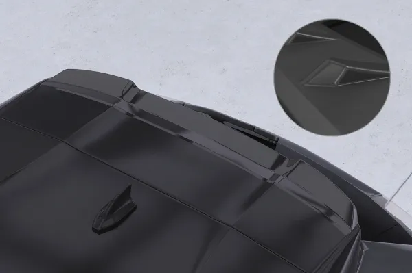CSR Heckspoiler | Heckflügel mit ABE für Peugeot 2008 II / e-2008 HF186-L Lackierung erforderlich (unlackiert roh)