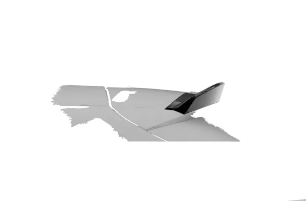 CSR Heckspoiler | Heckflügel mit ABE für Peugeot 508 SW HF263-L Lackierung erforderlich (unlackiert roh)