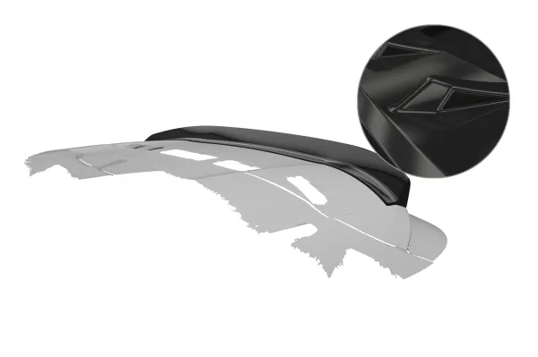 CSR Heckspoiler | Heckflügel mit ABE für Peugeot 508 SW HF263-G Glossy schwarz Hochglanz (keine Lackierung erforderlich)