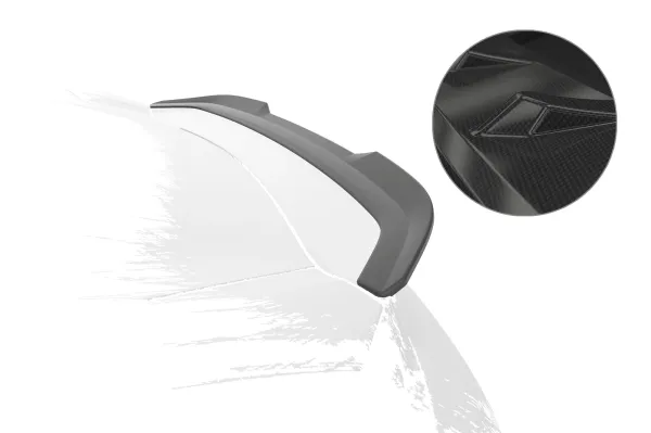 CSR Heckspoiler | Heckflügel mit ABE für Porsche 718 Boxster (Typ 982) HF940-C Carbon Look Hochglanz (keine Lackierung erforderlich)