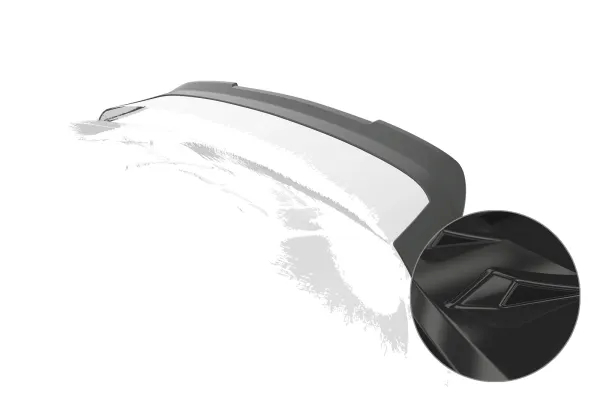 CSR Heckspoiler | Heckflügel mit ABE für Porsche 911/997 Turbo /Turbo S HF931-G Glossy schwarz Hochglanz (keine Lackierung erforderlich)