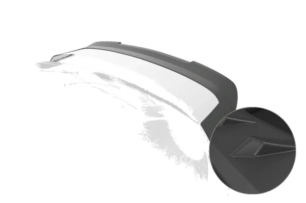 CSR Heckspoiler | Heckflügel mit ABE für Porsche 911/997 Turbo /Turbo S HF931-L Lackierung erforderlich (unlackiert roh)