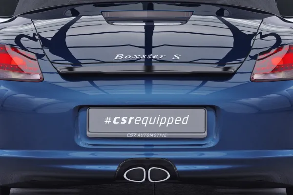 CSR Heckspoiler | Heckflügel mit ABE für Porsche Boxster 987 HF741-L Lackierung erforderlich (unlackiert roh)