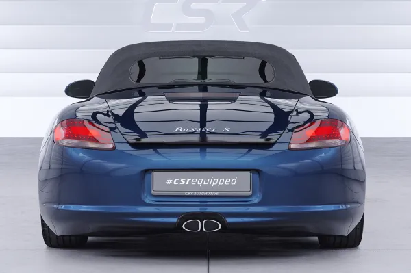 CSR Heckspoiler | Heckflügel mit ABE für Porsche Boxster 987 HF741-L Lackierung erforderlich (unlackiert roh)