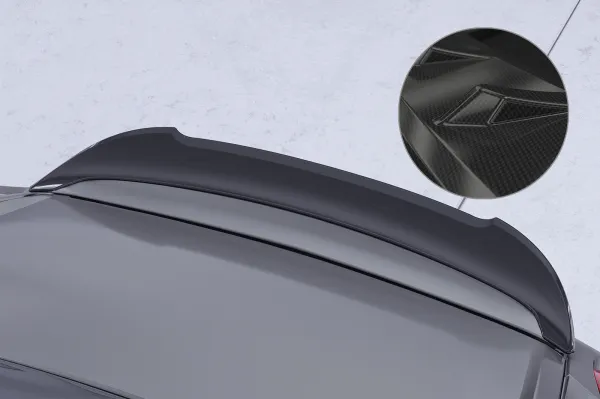 CSR Heckspoiler | Heckflügel mit ABE für Porsche Cayman 987c HF901-C Carbon Look Hochglanz (keine Lackierung erforderlich)