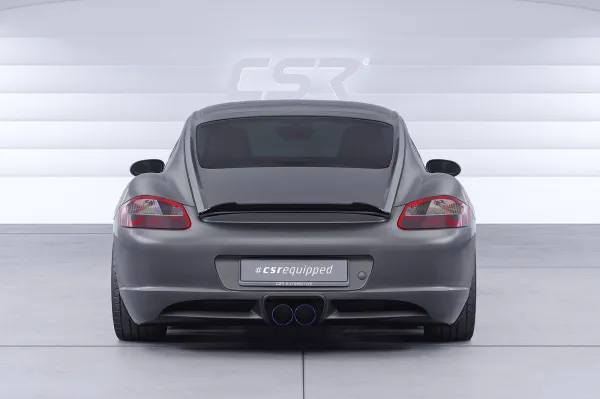 CSR Heckspoiler | Heckflügel mit ABE für Porsche Cayman 987c HF901-L Lackierung erforderlich (unlackiert roh)