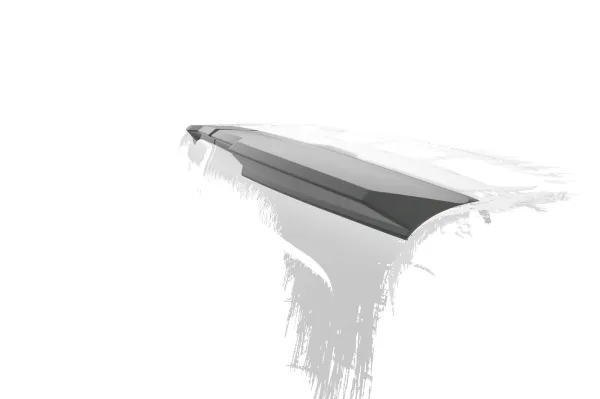 CSR Heckspoiler | Heckflügel mit ABE für Renault Trafic III HF071-L Lackierung erforderlich (unlackiert roh)