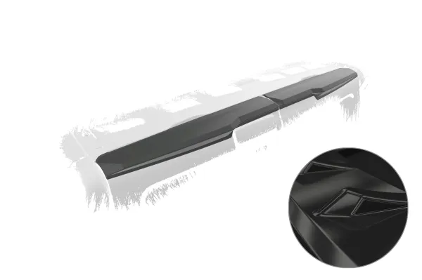 CSR Heckspoiler | Heckflügel mit ABE für Renault Trafic III HF071-G Glossy schwarz Hochglanz (keine Lackierung erforderlich)