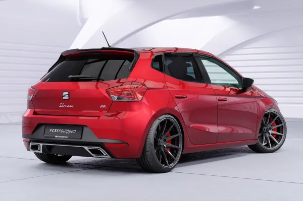 CSR Heckspoiler | Heckflügel mit ABE für Seat Ibiza 5 (6F) HF206-L Lackierung erforderlich (unlackiert roh)