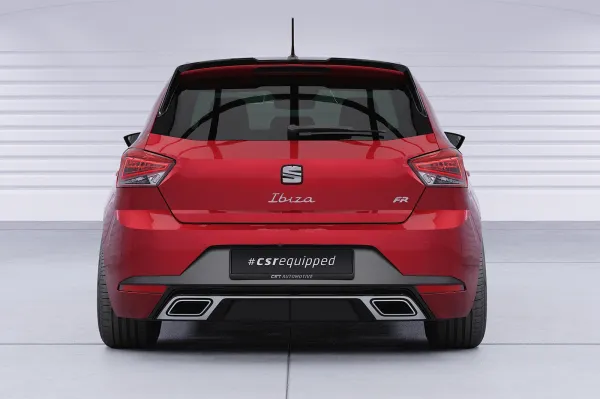 CSR Heckspoiler | Heckflügel mit ABE für Seat Ibiza 5 (6F) HF206-L Lackierung erforderlich (unlackiert roh)