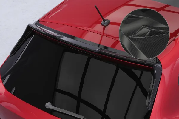 CSR Heckspoiler | Heckflügel mit ABE für Seat Ibiza 5 (6F) HF209-C Carbon Look Hochglanz (keine Lackierung erforderlich)