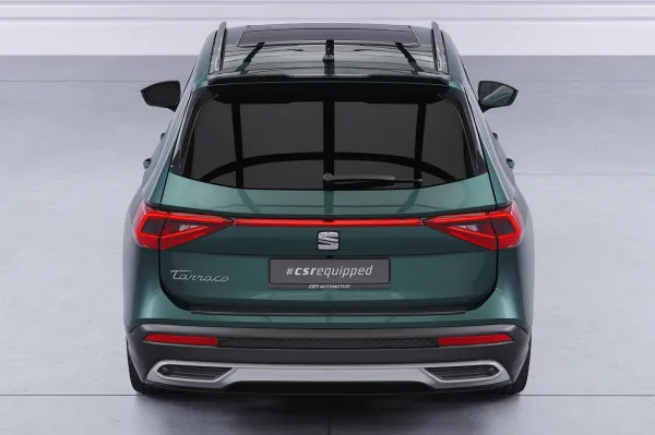 CSR Heckspoiler | Heckflügel mit ABE für Seat Tarraco HF244-L Lackierung erforderlich (unlackiert roh)
