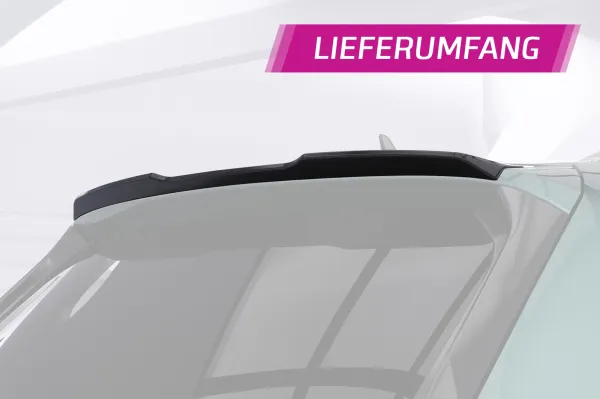 CSR Heckspoiler | Heckflügel mit ABE für Seat Tarraco HF244-S strukturiert schwarz matt (keine Lackierung erforderlich)