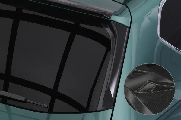 CSR Heckspoiler | Heckflügel mit ABE für Seat Tarraco HF245-C Carbon Look Hochglanz (keine Lackierung erforderlich)