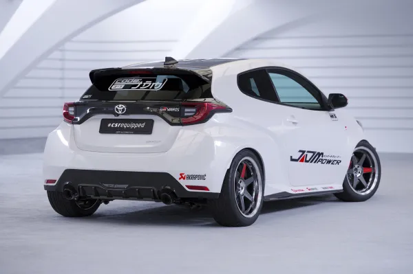 CSR Heckspoiler | Heckflügel mit ABE für Toyota GR Yaris (XP21) HF844-S strukturiert schwarz matt (keine Lackierung erforderlich)
