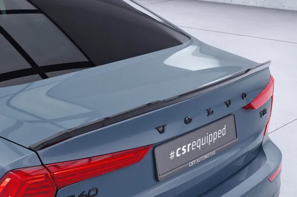 CSR Heckspoiler | Heckflügel mit ABE für Volvo S60 (3. Gen) HF237-L Lackierung erforderlich (unlackiert roh)