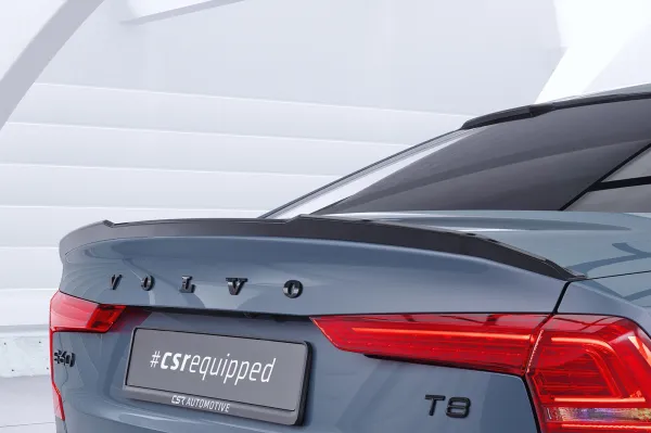 CSR Heckspoiler | Heckflügel mit ABE für Volvo S60 (3. Gen) HF237-L Lackierung erforderlich (unlackiert roh)