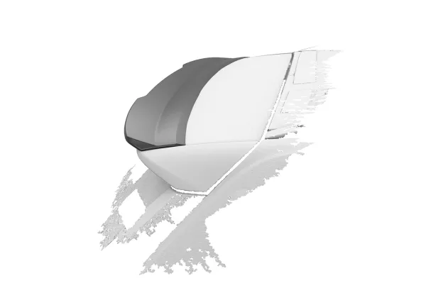 CSR Heckspoiler | Heckflügel mit ABE für Volvo V60 (2.Gen) HF116-G Glossy schwarz Hochglanz (keine Lackierung erforderlich)