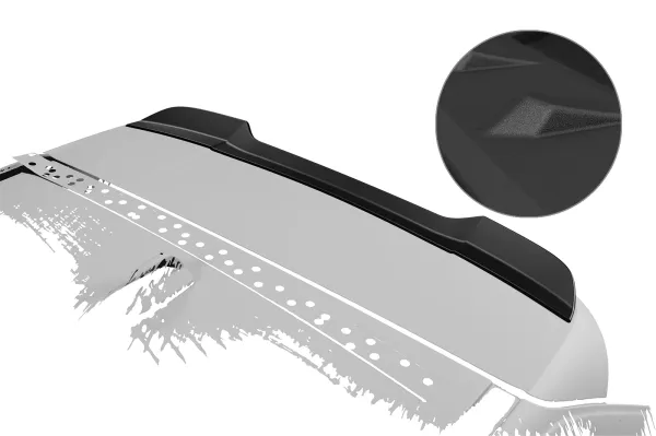 CSR Heckspoiler | Heckflügel mit ABE für Volvo V90 HF339-S strukturiert schwarz matt (keine Lackierung erforderlich)