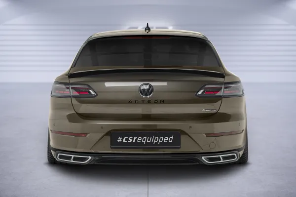 CSR Heckspoiler | Heckflügel mit ABE für VW Arteon Shooting Brake HF943-G Glossy schwarz Hochglanz (keine Lackierung erforderlich)