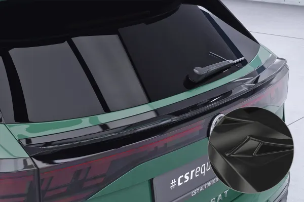 CSR Heckspoiler | Heckflügel mit ABE für VW Passat B9 Variant HF213-G Glossy schwarz Hochglanz (keine Lackierung erforderlich)