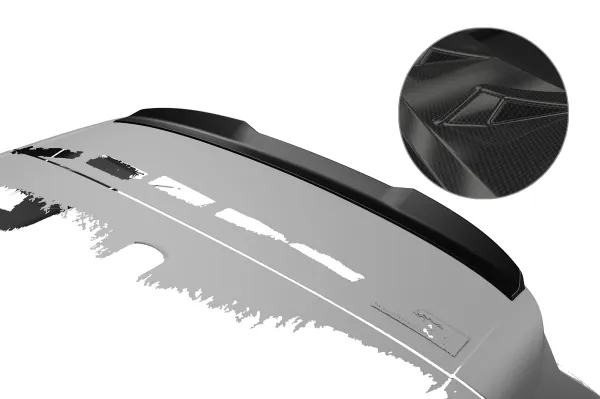 CSR Heckspoiler | Heckflügel mit ABE für VW Tayron HF298-C Carbon Look Hochglanz (keine Lackierung erforderlich)