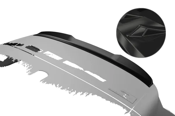 CSR Heckspoiler | Heckflügel mit ABE für VW Tayron HF298-G Glossy schwarz Hochglanz (keine Lackierung erforderlich)