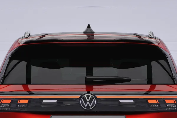 CSR Heckspoiler | Heckflügel mit ABE für VW Tiguan 3 R-Line HF249-C Carbon Look Hochglanz (keine Lackierung erforderlich)