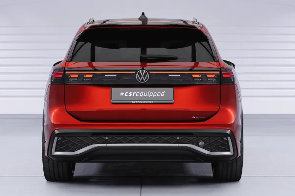 CSR Heckspoiler | Heckflügel mit ABE für VW Tiguan 3 R-Line HF249-C Carbon Look Hochglanz (keine Lackierung erforderlich)
