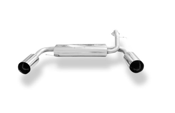 Fox passend für Honda Civic 4 + CRX II - EC8 EC9  ED6 ED7 ED9 Endschalldämpfer quer Ausgang rechts/links - 1x114 Typ 10 rechts/links HO144015-015