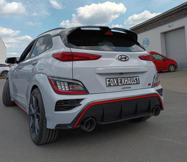 Fox passend für Hyundai Kona N Endschalldämpfer quer Ausgang rechts/links - 1x130 Typ 14 rechts/links HY210043-097