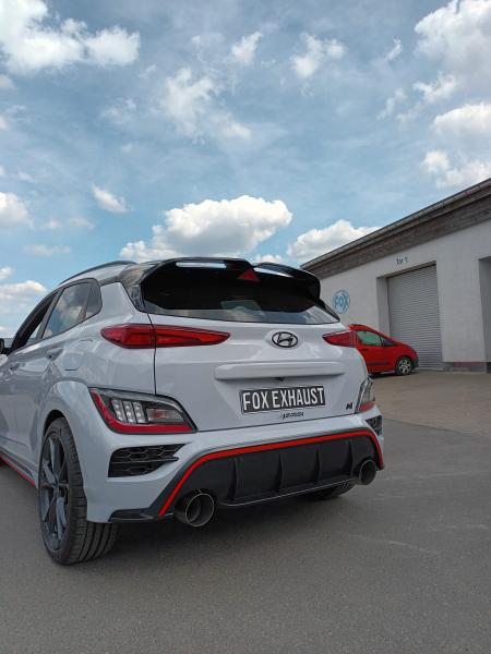 Fox passend für Hyundai Kona N Endschalldämpfer quer Ausgang rechts/links - 1x130 Typ 14 rechts/links HY210043-097