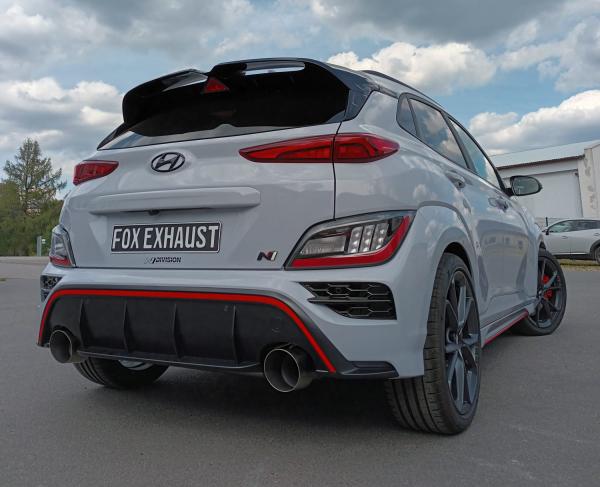 Fox passend für Hyundai Kona N Endschalldämpfer quer Ausgang rechts/links - 1x130 Typ 14 rechts/links HY210043-097