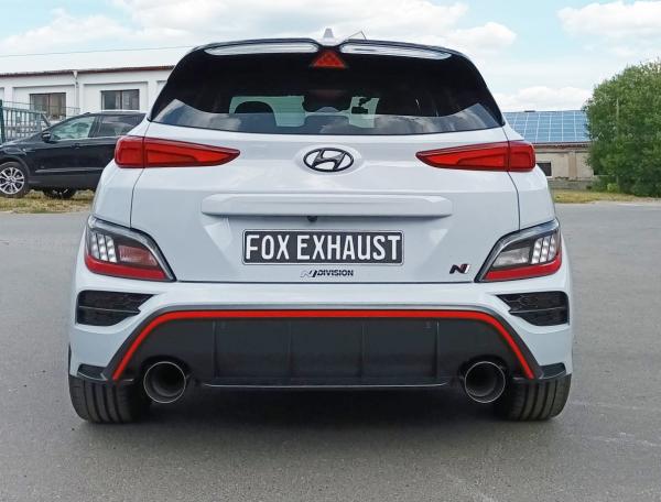 Fox passend für Hyundai Kona N Endschalldämpfer quer Ausgang rechts/links - 1x130 Typ 14 rechts/links HY210043-097